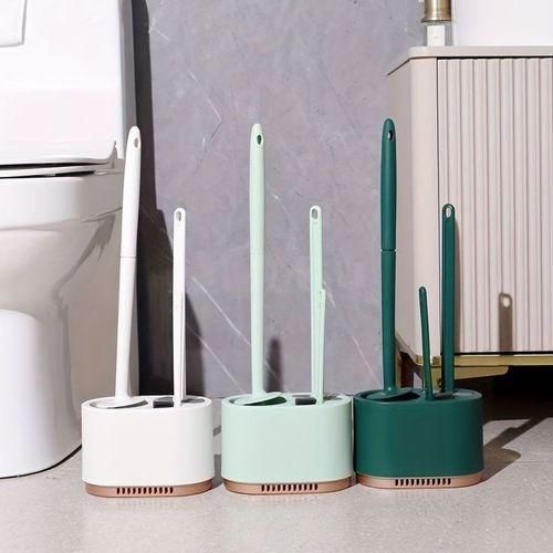 3 In 1 toilet plunger and brush 