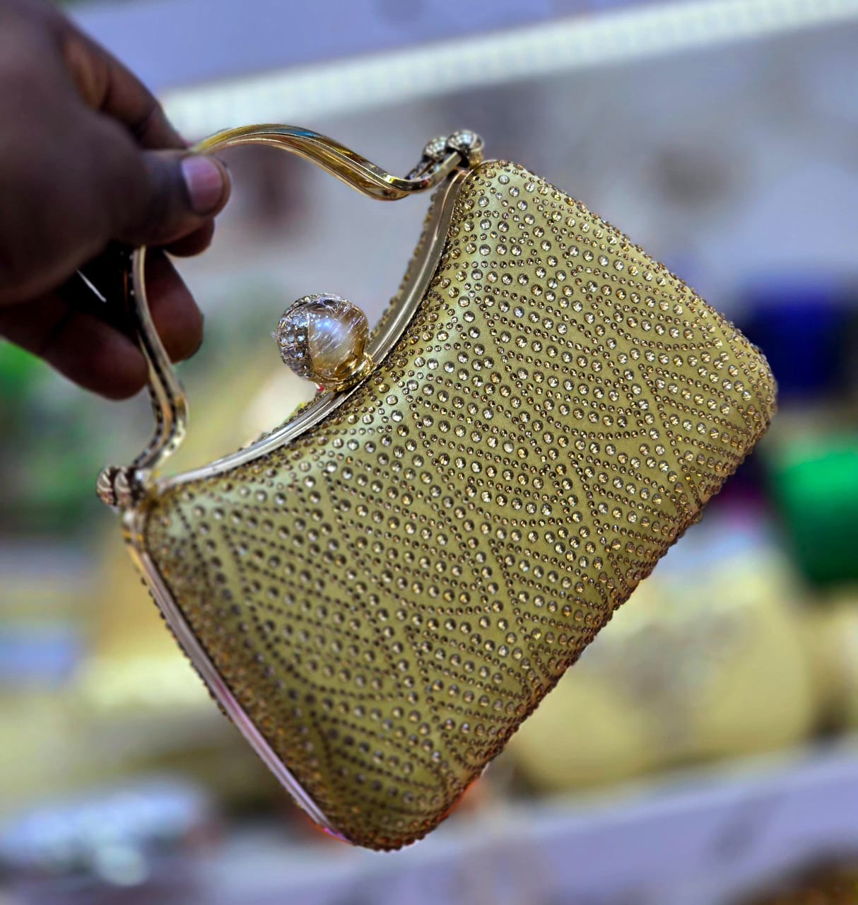 Women’s Gold Clutch Bag 