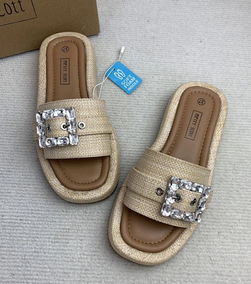 Merry Scott slide sandals