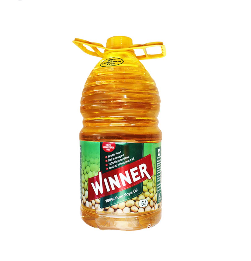 Winner Pure Soya Oil, a vegetable coo