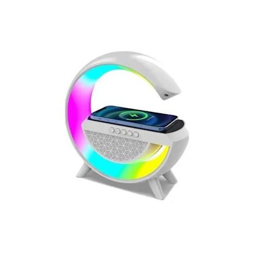 G-shaped LED wireless charging speake