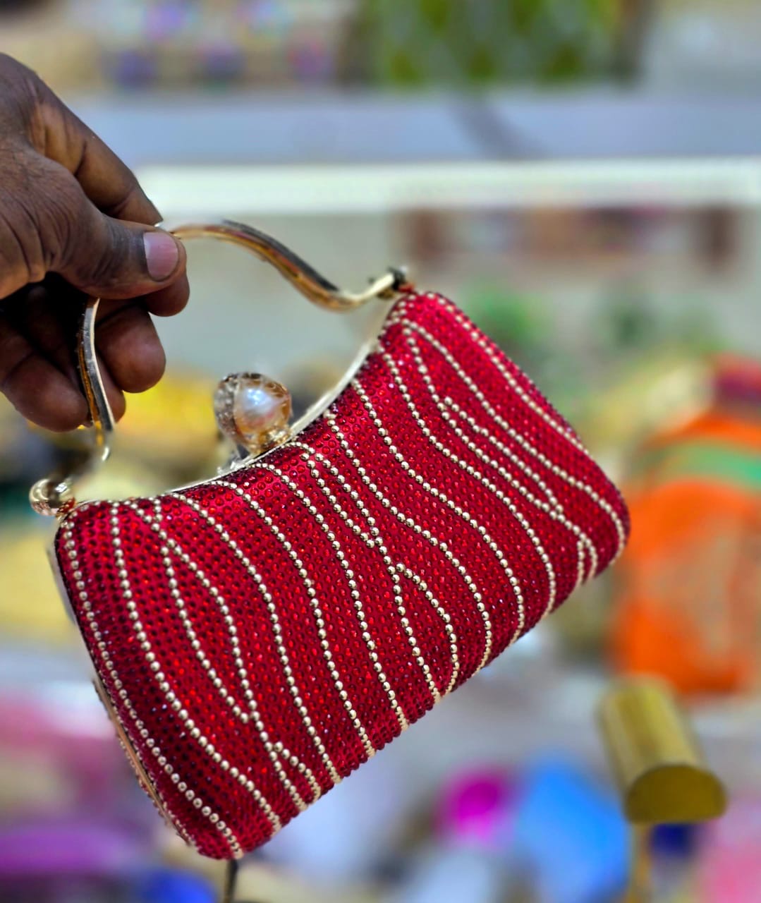 Women’s Red Clutch Bag