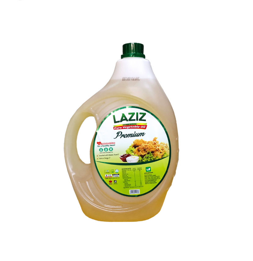 5-liter bottle of Laziz Refined Soya 