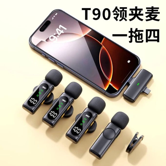 T90 4-in+1 Mic Dual Noise Cancelling 