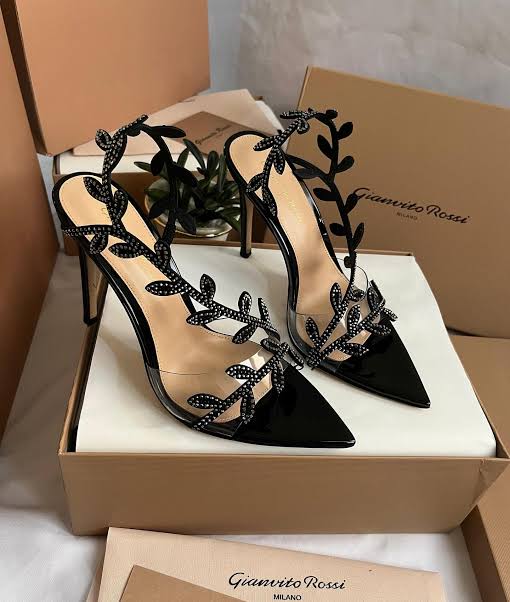 Gianvito Rossi  leaf style heels 